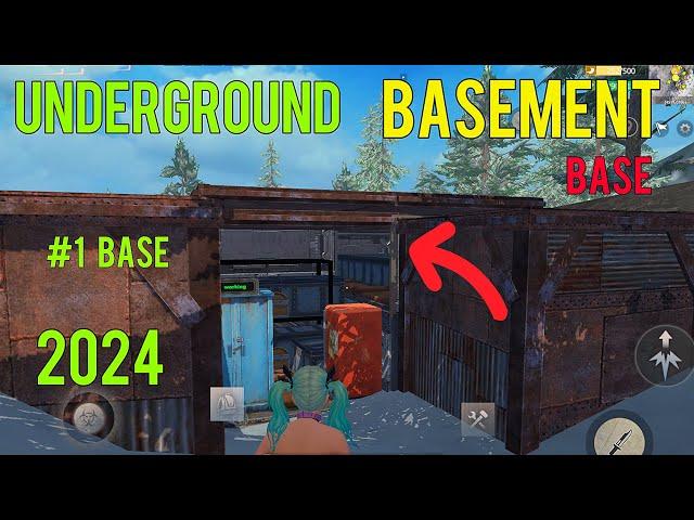 Underground basement base 2x2 design || solo - duo base design || last island of survival gameplay