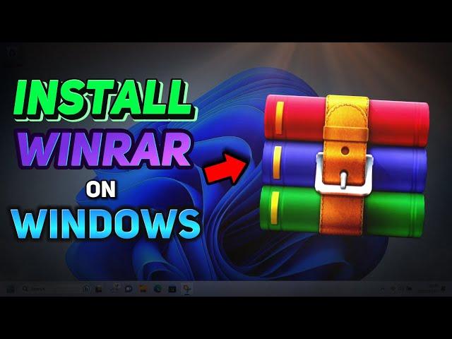 How to Download & Install WinRAR on Windows 10/11 (Tutorial)