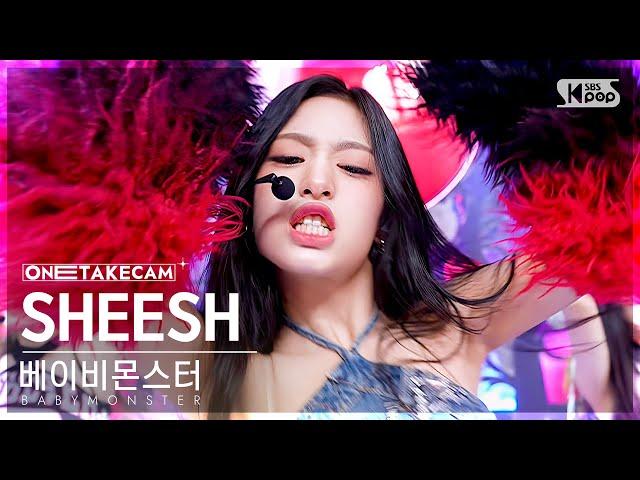 [단독샷캠4K] 베이비몬스터 'SHEESH' 단독샷 별도녹화│BABYMONSTER ONE TAKE STAGE│@SBS Inkigayo 240414