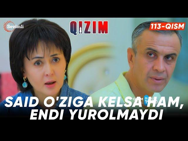 Qizim 113-qism | Anons | Said o'ziga kelsa ham, endi yurolmaydi