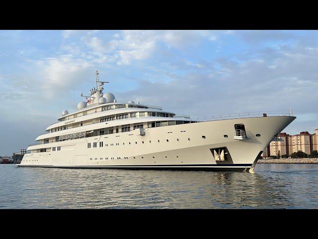 Golden Odyssey 123 m 403 ft @LurssenYachtsGermany Built SuperYacht In Gibraltar