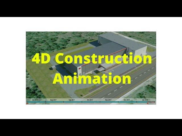 4D Construction Animation of A Industrial Plant | Pinnacle Infotech