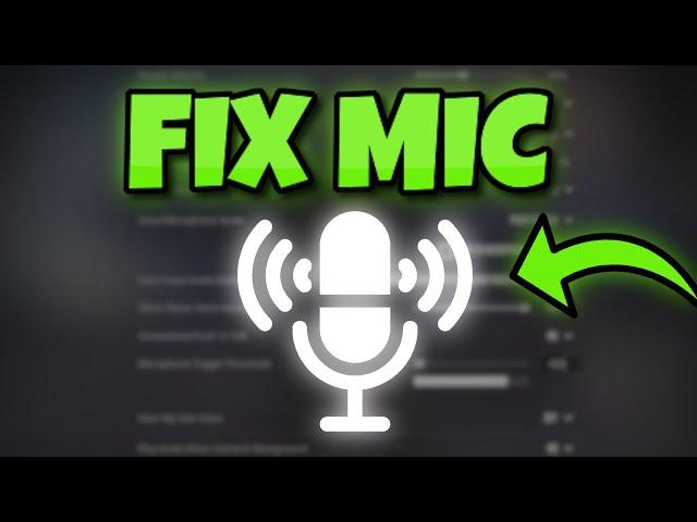 How To FIX In-Game MIC In CS2! *2024* (WORKING)