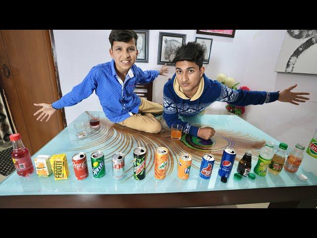 Guess The Soft Drink challenge   Sahil And Piyush