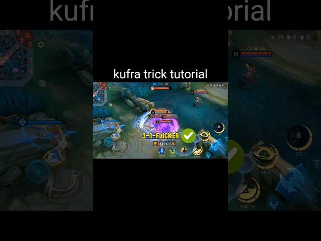 kufra trick tutorial #shorts #mlbbshorts #kufra #mlbbtutorial #mobilelegends #mlbbnextcreator #fyp