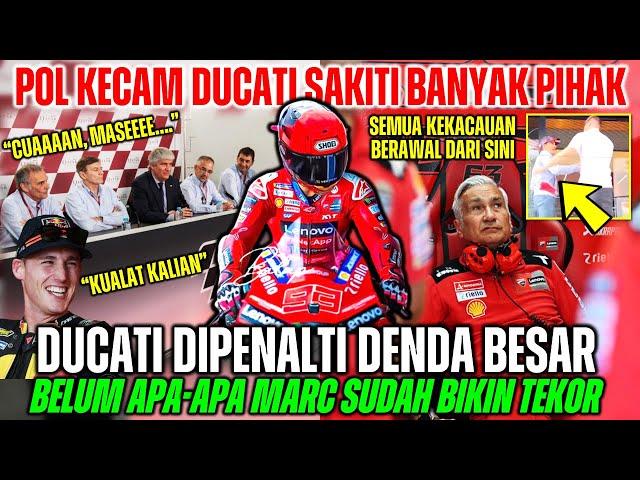 BARU DIUMUMKAN PENALTI DENDA FANTASTIS MENANTI USAI DUCATI REKRUT MARQUEZ JADI TAMDEM BAGNAIA