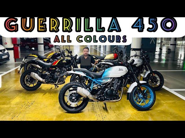 GUERRILLA 450 ROYAL ENFIELD All colours | GORILLA 450 All colours | #guerilla450 #royalenfield