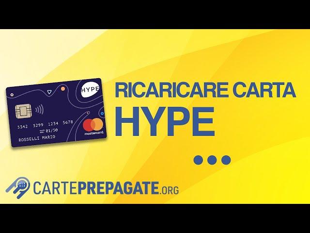 Ricaricare carta HYPE: in contanti, da ATM, con Paypal e non solo!