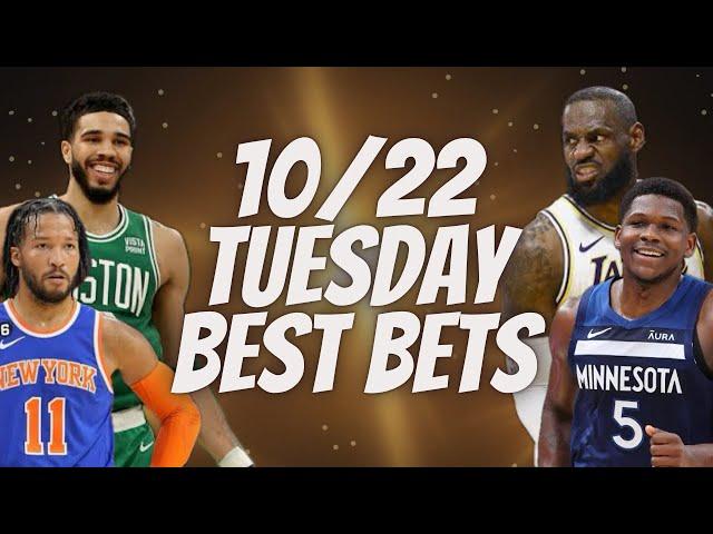 Best NBA Player Bets, Player Prop Picks, Parlays, Predictions Tuesday Today October 22nd 10/22