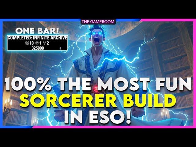 THE MOST FUN ONE BAR SORCERER BUILD 2.0! - ESO