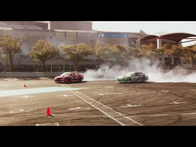 D1 Drift Exhibition Tokyo 2012 Daigo Saito vs.Tetsuya Hibino