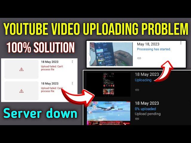 Youtube par video upload nahi ho raha hai | youtube video upload failed problem solve