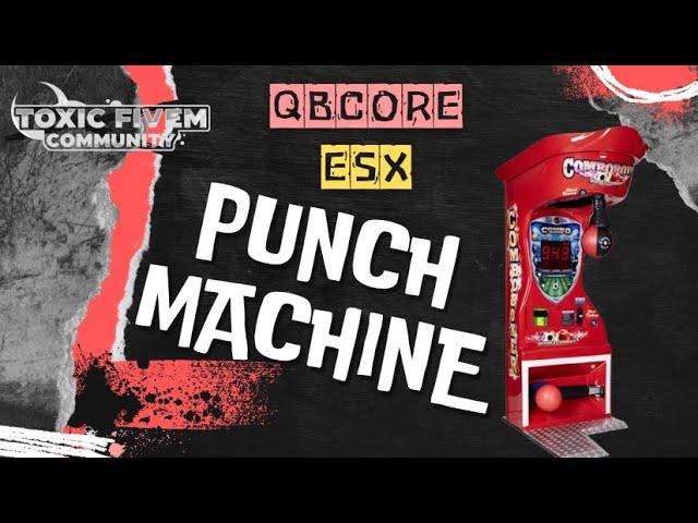 Punch Machine Script  | Free | ESX - QBcore  Latest |  GTA5  | FIVEM