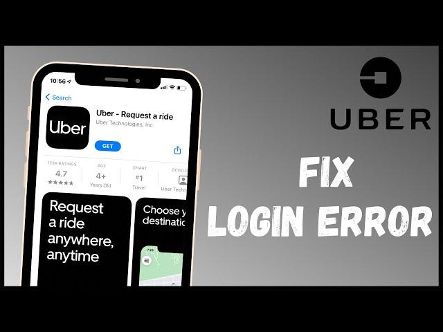 How to Fix Uber Login Error | Problem