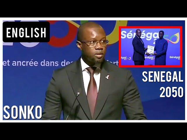 Ousmane Sonko unveils Senegal's ambitious Vision 2050 blueprint with moving speech [English]