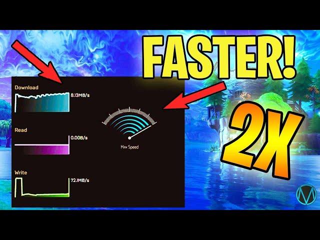 How to download Fortnite FASTER on PC!!! [WORKING 2022]