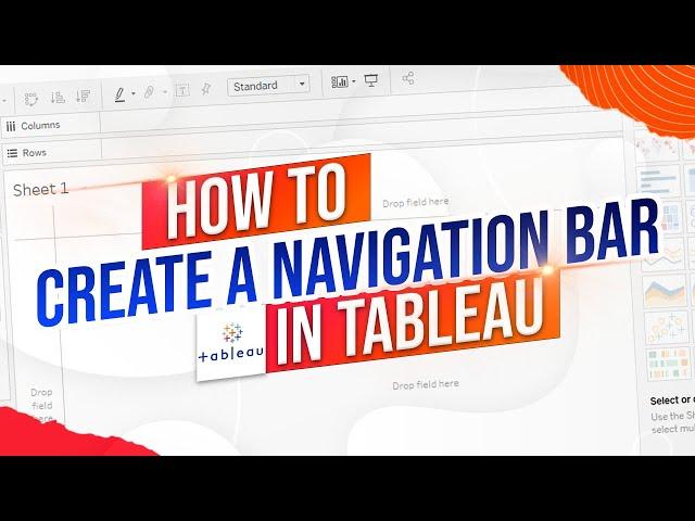 How to Create a Navigation Bar Menu in Tableau Using Buttons & Containers