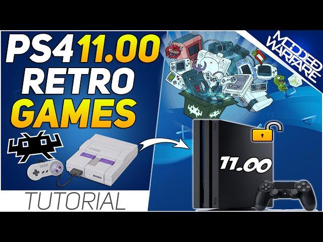 Installing RetroArch Emulator on 11.00 PS4 or lower