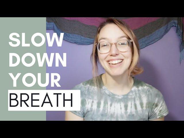 Reduce Stress with Your Breath | Benefits of Slowing Down Your Breath | Sharing Calm