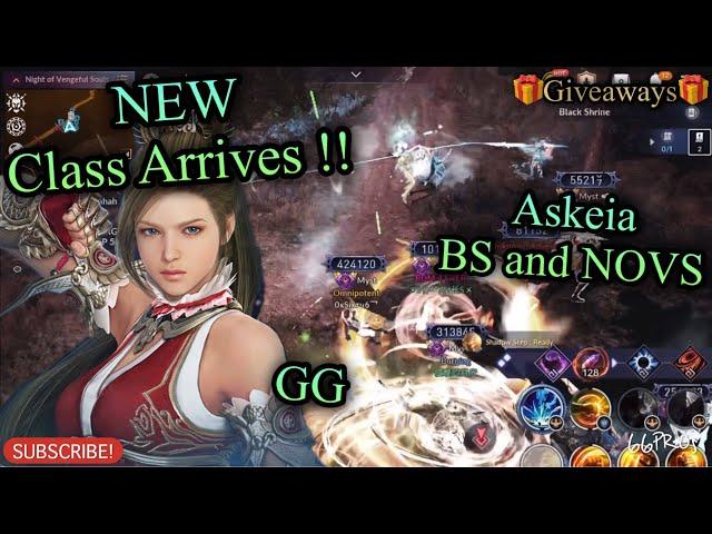 Black Desert Mobile The New Class Askeia BS and NOVS showcase, New Meta with Bugs ?, Giveaways, GG