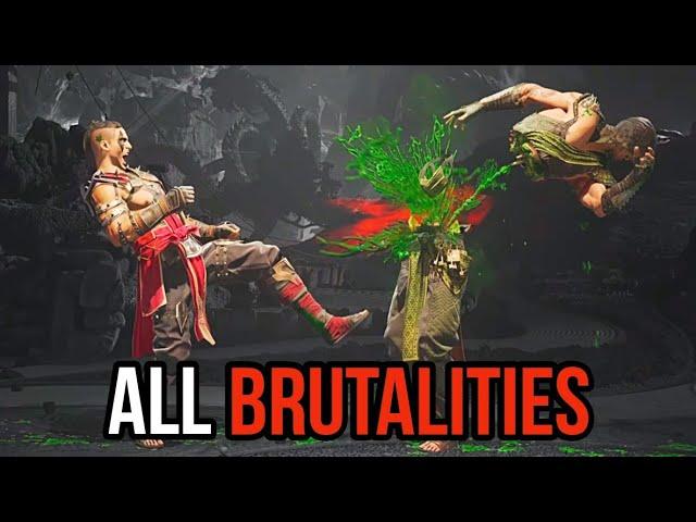 Mortal Kombat 1 - ALL Reiko Brutalities [4k HDR] Gameplay