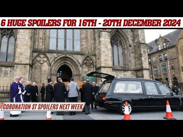 6 Shocking Coronation Street Spoilers for 16th-20th December 2024!| Coronation Street spoilers