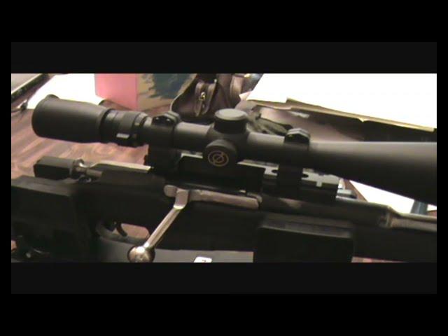 Mosin Nagant Custom Rifle  Mount rings and scope. (edited)