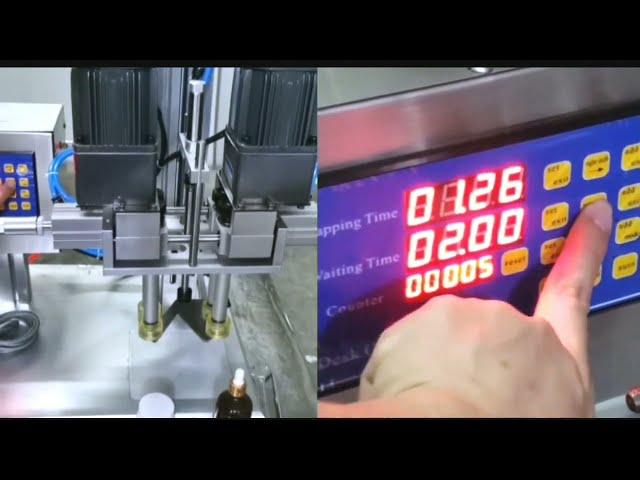 Unboxing video how to operate screw capping machine desktop capper from A to Z