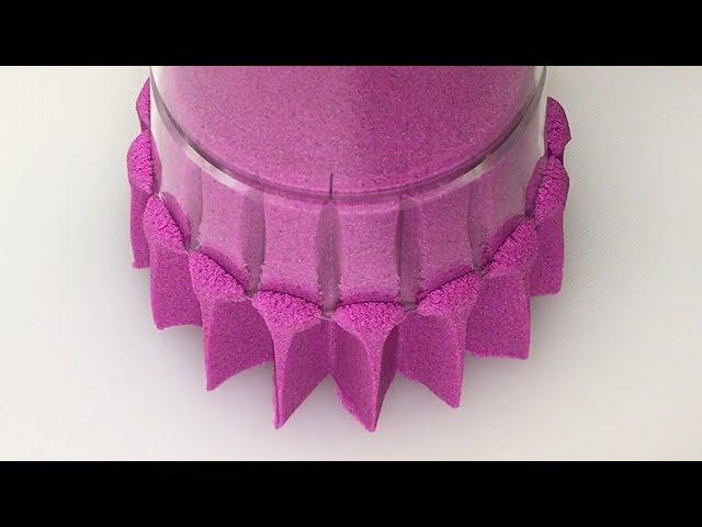 Very Satisfying Kinetic Sand Cutting and Smashing ASMR Video | Sand Tagious