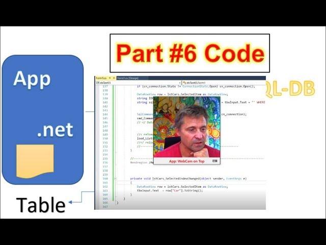 Code Example for Local SQL Database in C#Part 6