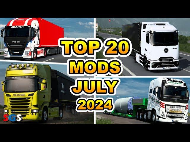 |ETS2 1.50| TOP 20 MODS - JULY [2024]