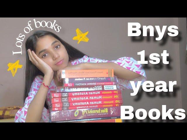 Bnys 1st year books 🩺//Must watch it before buying books //Teacher's Recommended books 