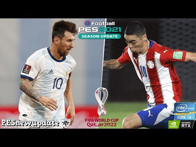 Pes 2021 //  Argentina vs. Paraguay // Eliminatorias Sudamericanas 2022