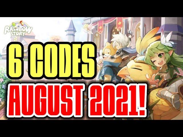 Rainbow Story 6 Active Gift Codes August 2021 I All Codes Rainbow Story 2021