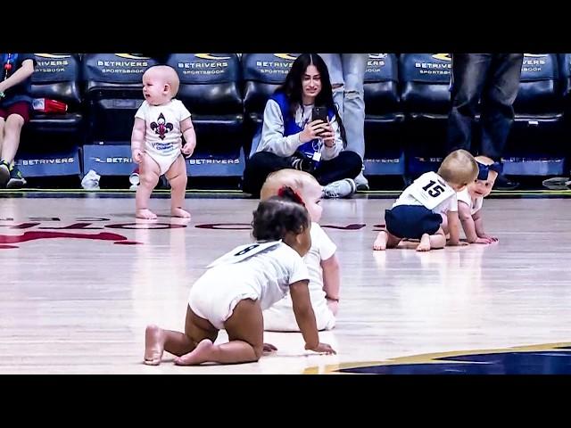 Babies Compete at 2024 Baby Crawl Race ️