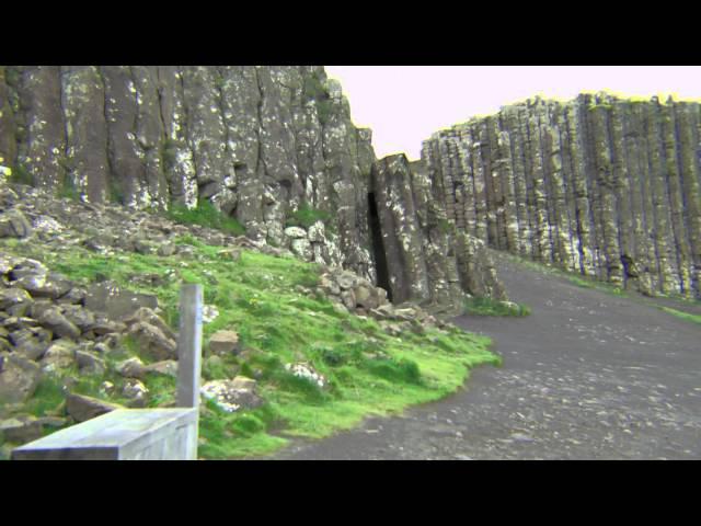 Amazing footage captured by visitor at Giant's Causeway!