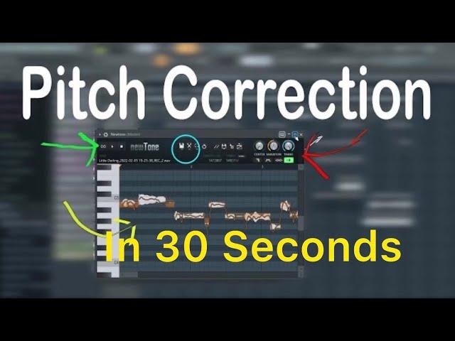 How to Use Pitch Correction in seconds (Fl Studio)