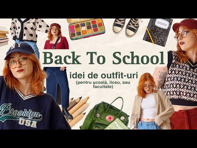 Back to school | haine pentru școală/liceu/facultate 