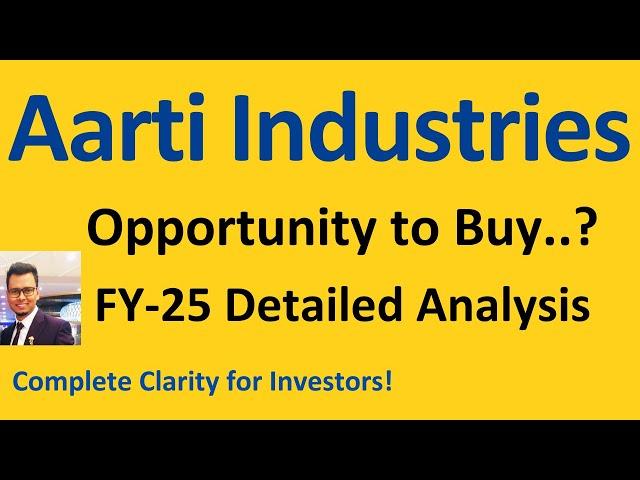 Aarti Industries Share Latest News Today/ Why Aarti Industries Share is Falling? #investment #nifty