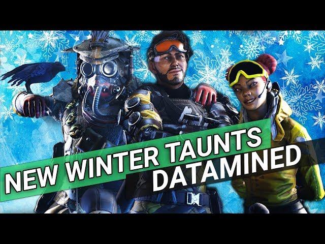 New Apex Legends Winter Event Taunt Voice Lines!