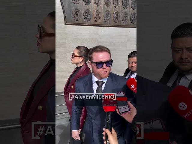 Saúl “Canelo” Álvarez llega a la toma de protesta de Claudia Sheinbaum