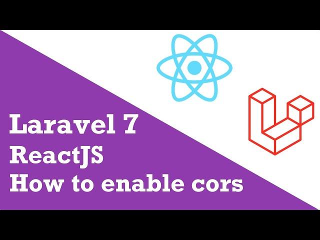 How to set up a cors policy in ReactJS with Laravel Sanctum | Laravel tutorial | React Tutorial
