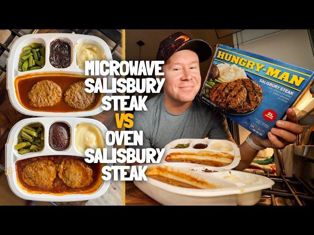 Microwave Salisbury Steak Vs. Oven Salisbury Steak | *WHICH ONE IS BETTER?! PICKING A WINNER* 