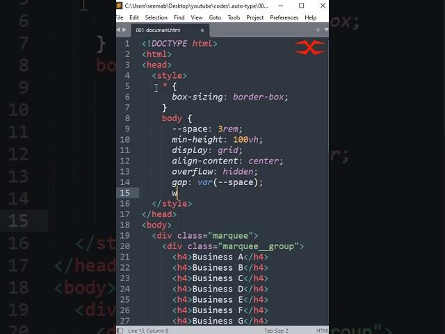 Marquee | HTML CSS