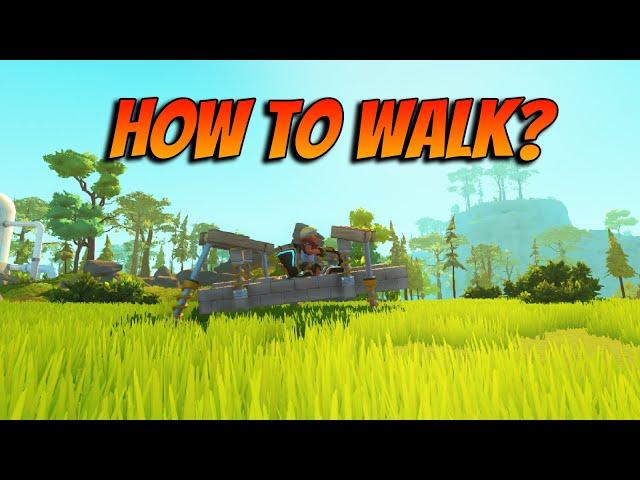 Basic Legs and Walking! Scrap Mechanic Survival