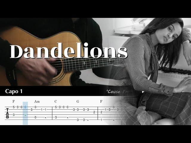 Dandelions - Ruth B. - Fingerstyle Guitar TAB Chords