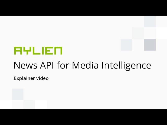 News API for Media Intelligence