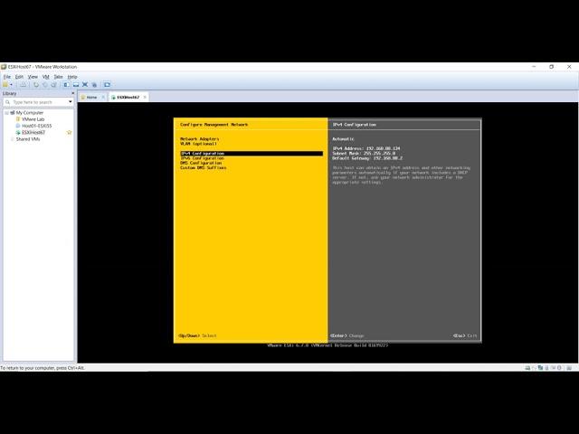 VMware ESXi Hypervisor 6,7 - Install and Configuration (Step-by-Step)