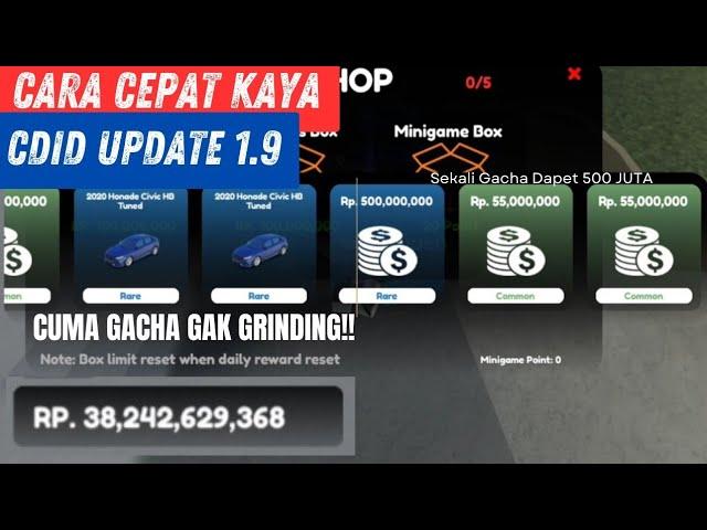 CARA CEPAT KAYA DI CDID UPDATE 1.9 MODAL GACHA TANPA GRINDING - ROBLOX