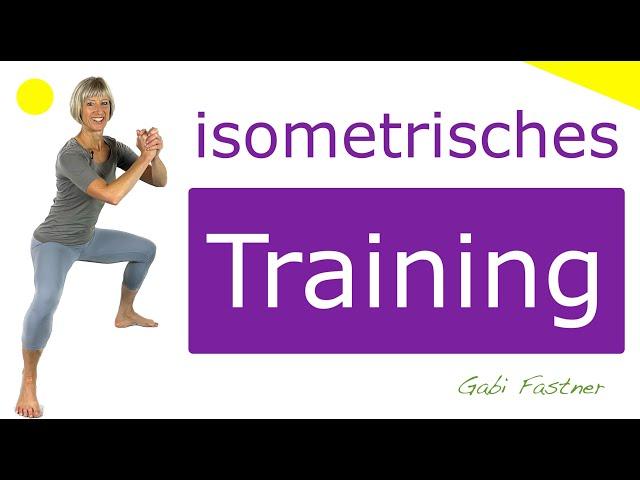 28 min. isometrisches Training | statische Kräftigung ohne Geräte, für Fortgeschrittene